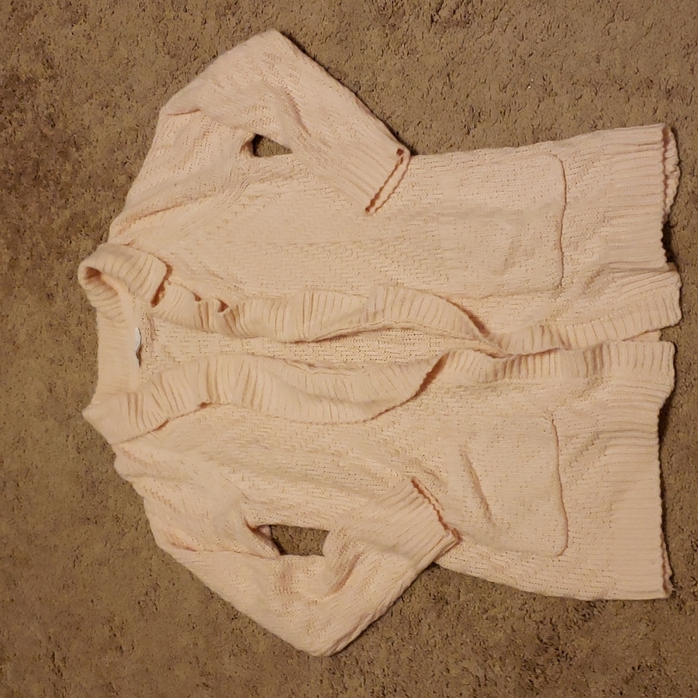 Candies chunky knit pink cardigan szM
